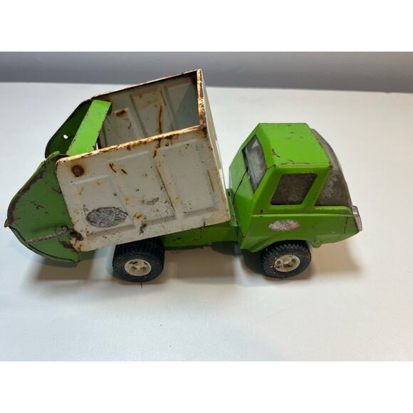 Vintage Tonks & Nylint Work Trucks Garbage,Steel Skid,Front-End Loader,Bulldozer - Picture 12 of 16
